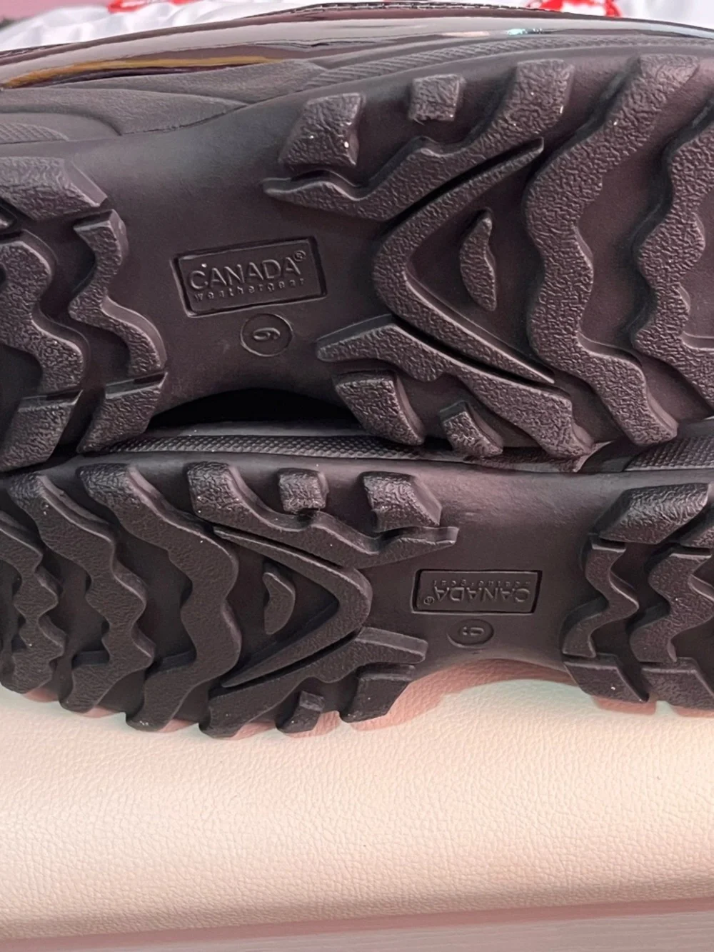 Canada Weather Gear Pink Waterproof Men’s Snow Boots